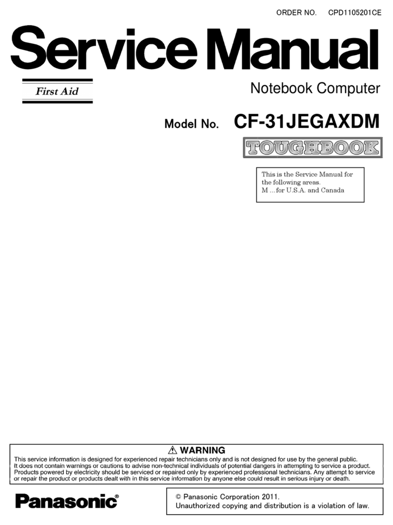 Panasonic CF-31JEGAXDM User manual Panasonic CF-31JEGAXDM User manual