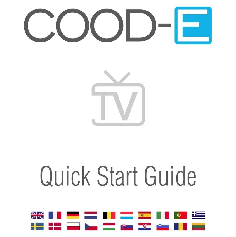 COOD-E TV User manual