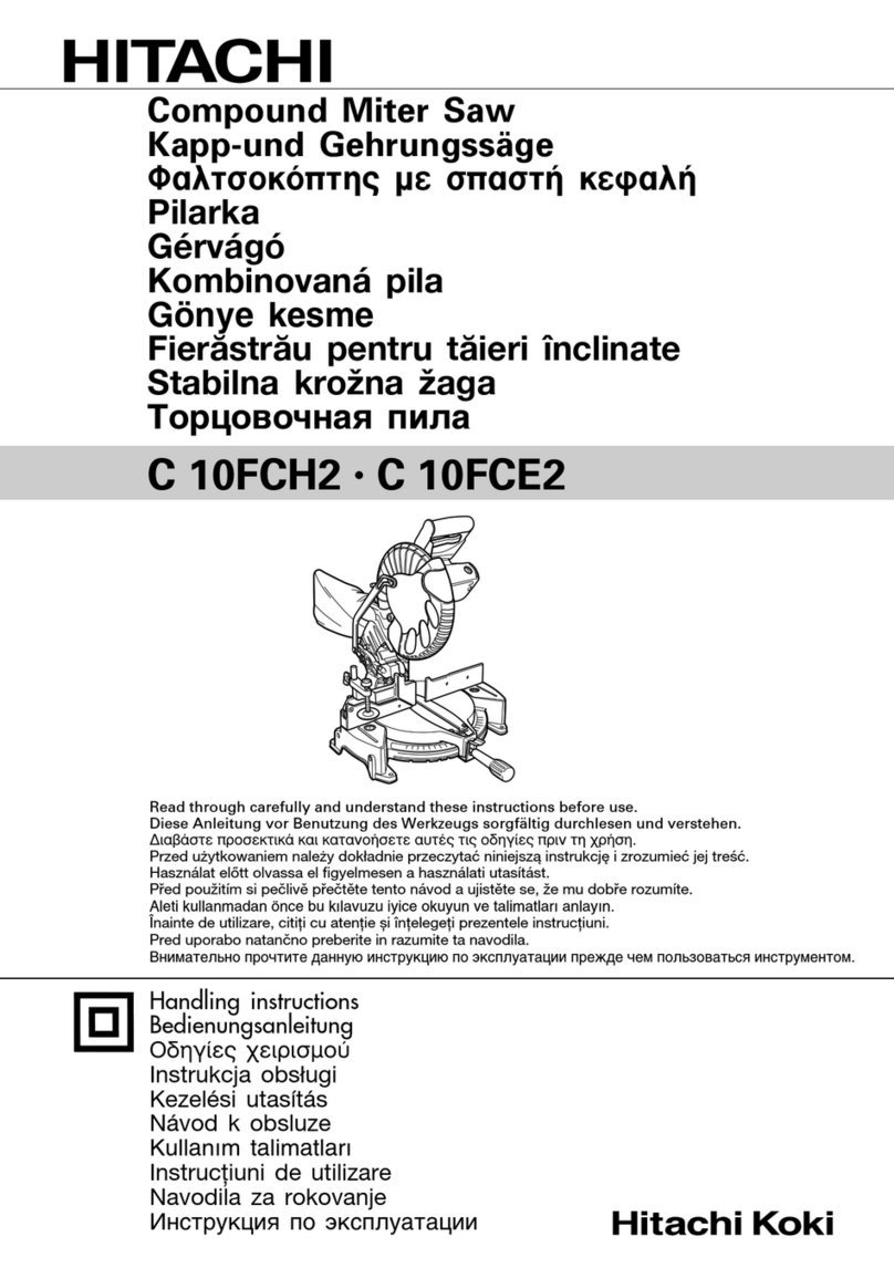 Hitachi C 10FCH2 User manual