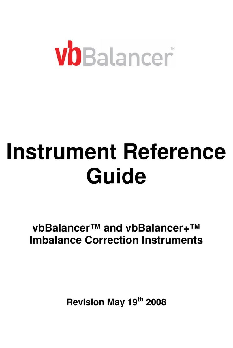 Commtest Instruments vbBalancer Instrument Reference Guide