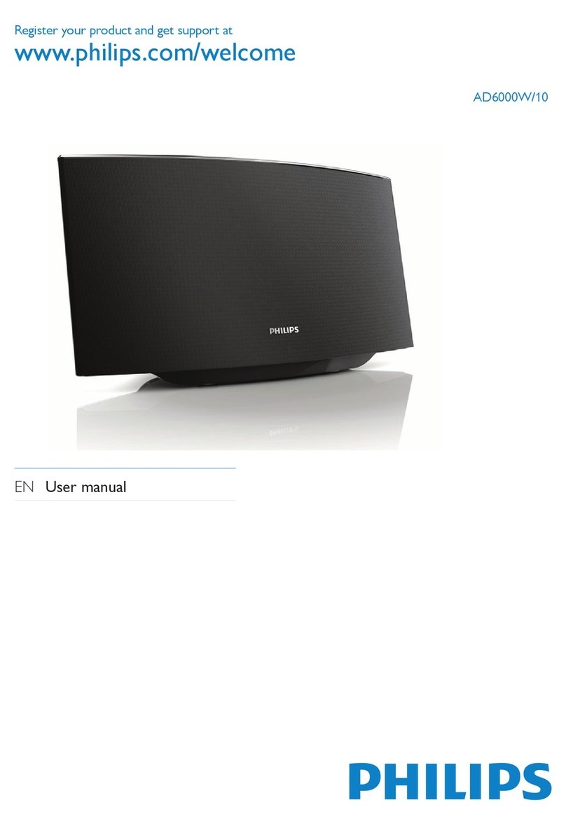 Philips AD6000W/10 user manual