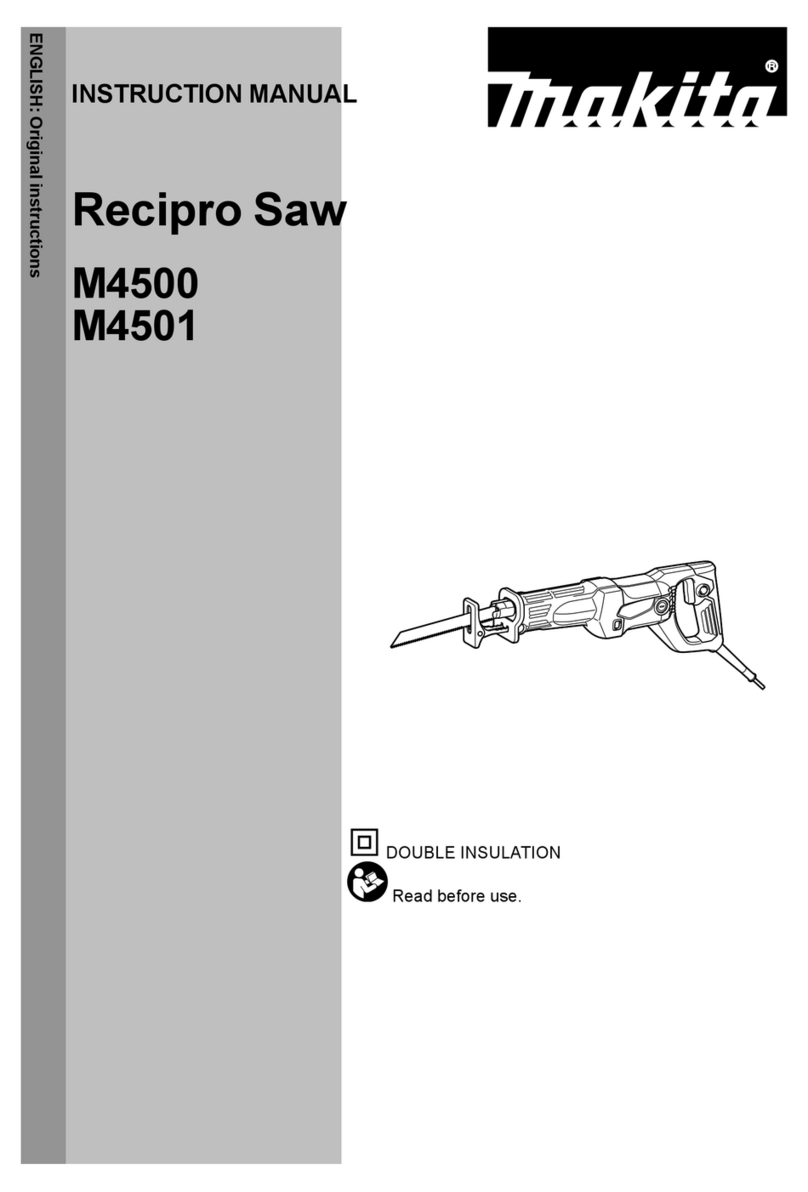 Makita M4500 Instruction manuals