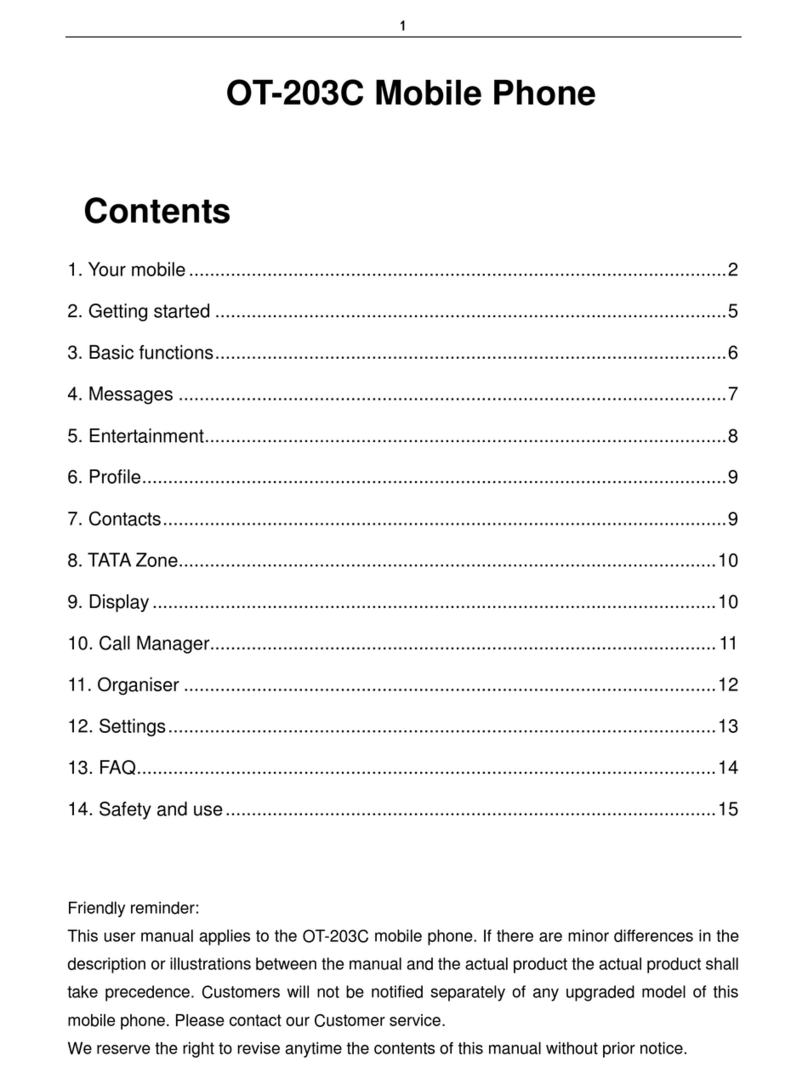 Alcatel OT-203C User manual