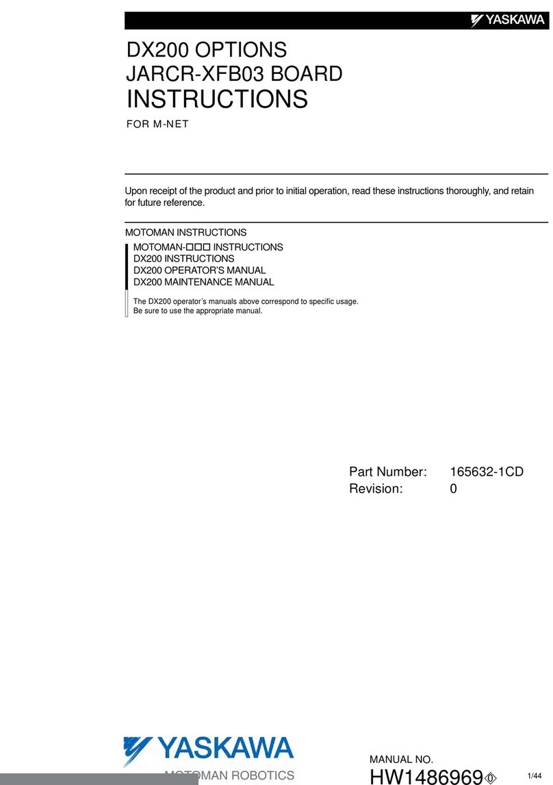 YASKAWA Motoman DX200 User manual