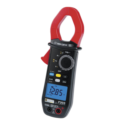 Chauvin Arnoux F 03 user manual