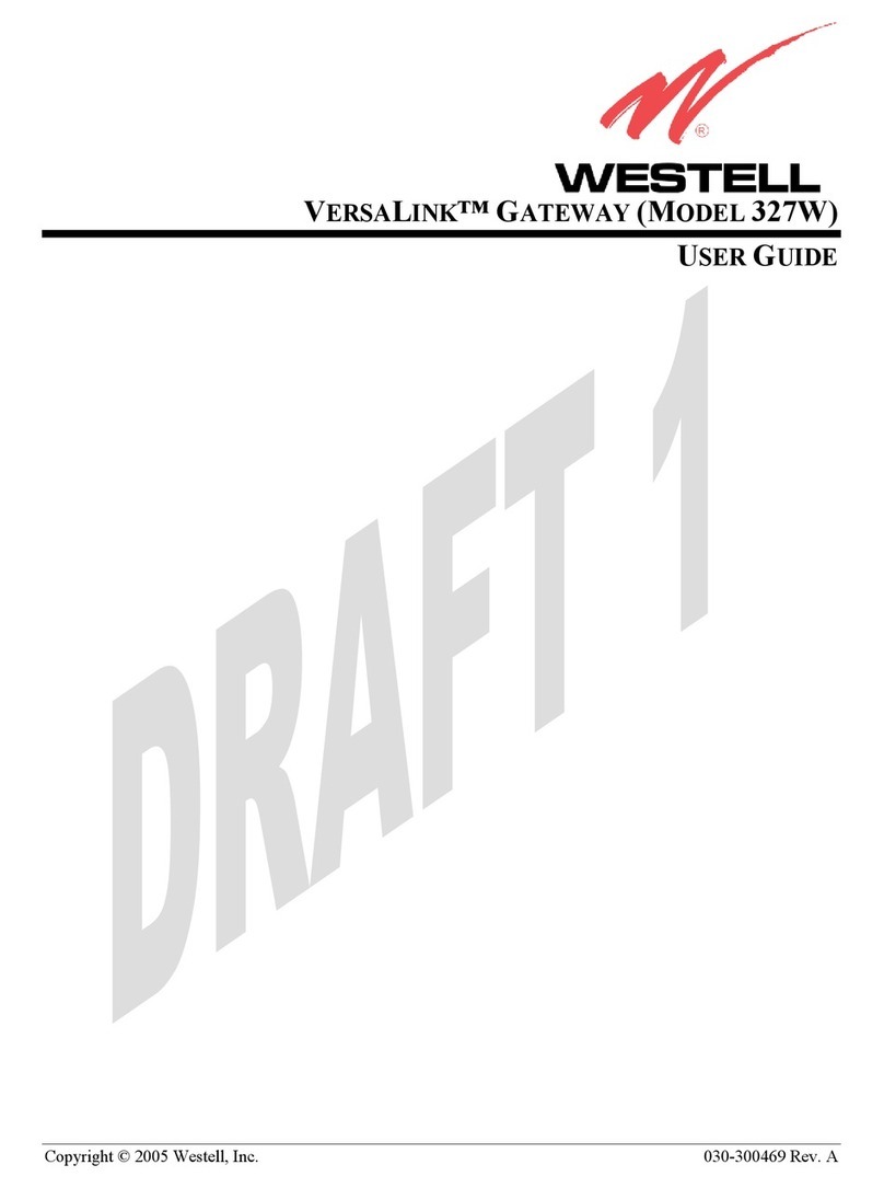 Westell VersaLink 327W user guide
