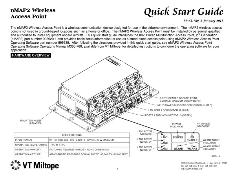 VT Miltope nMAP2 quick start guide