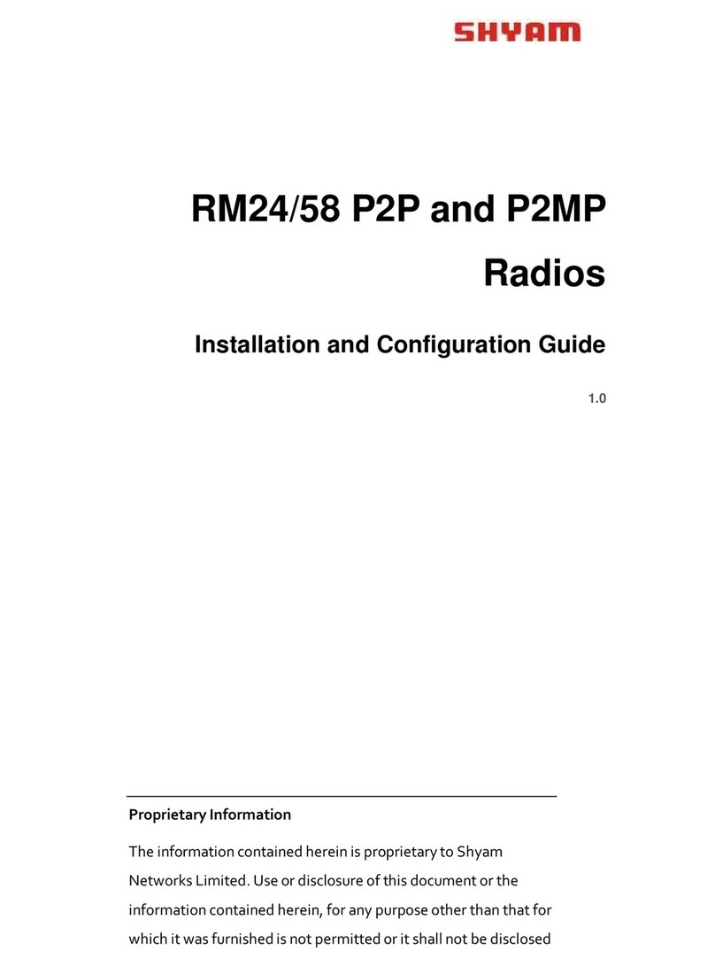 Shyam RM24 Installation and configuration guide