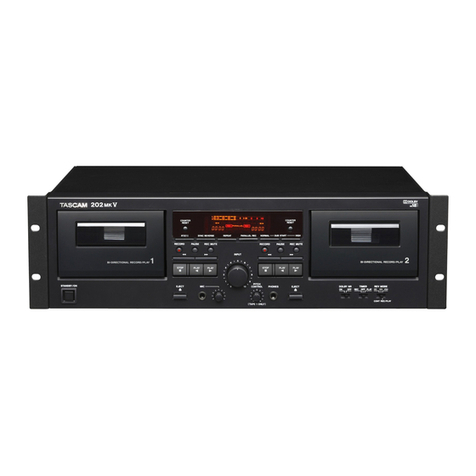 Tascam 202mkV User manual