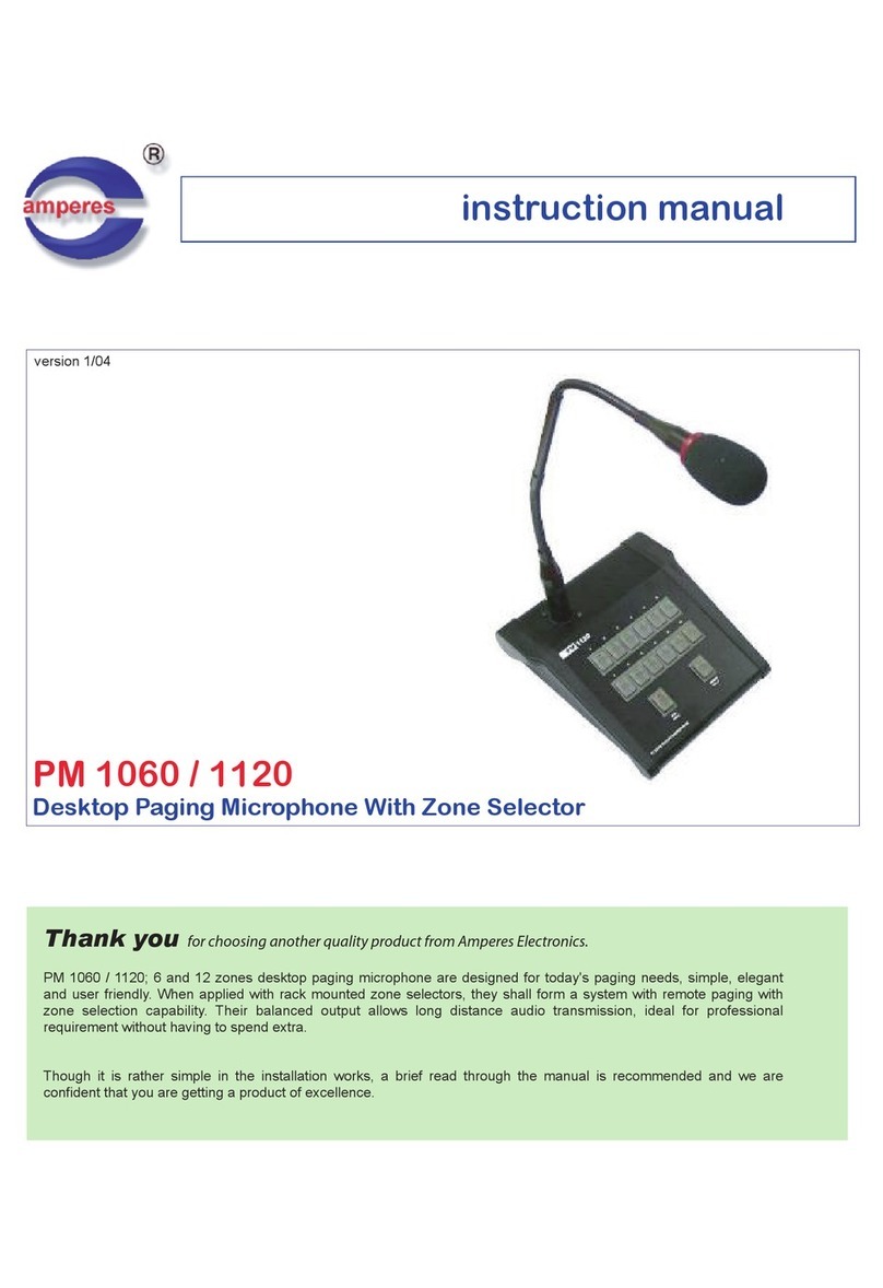 Amperes PM 1060 instruction manual