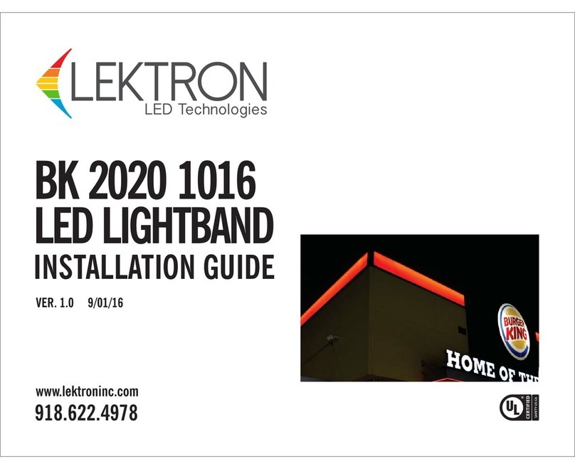 Lektron BK 2020 1016 installation guide
