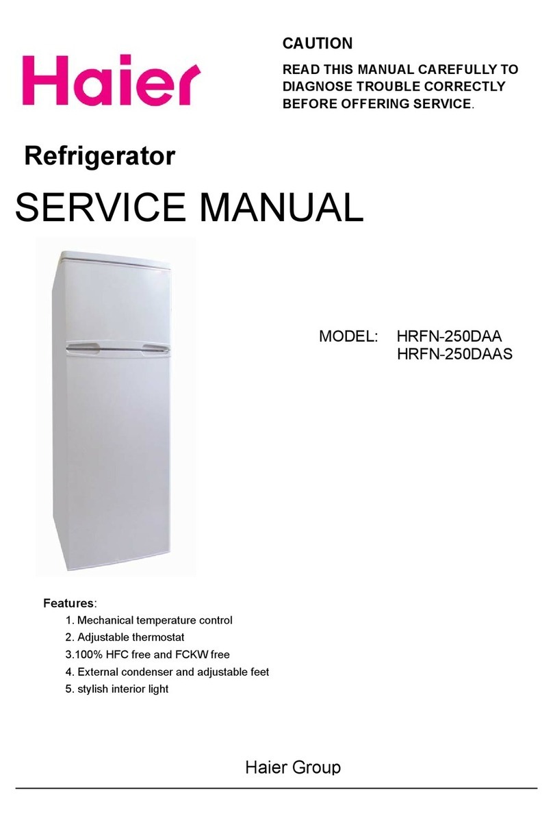 Haier HRFN-250DAA User manual