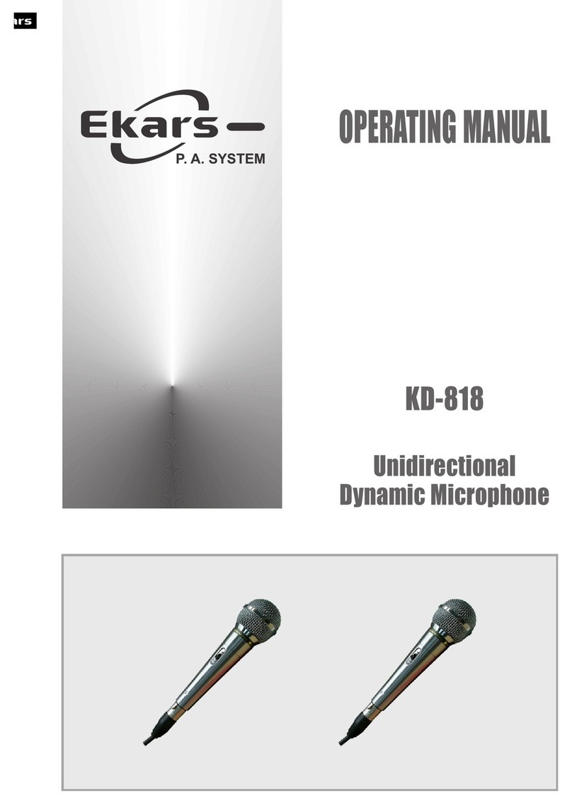 Ekars KD-818 operating manual