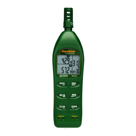 Extech Instruments RH350 User manual