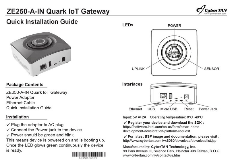 CyberTAN ZE250-A-IN Quick installation guide