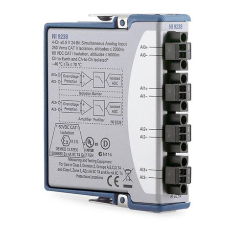 National Instruments 9238 Use and care manual