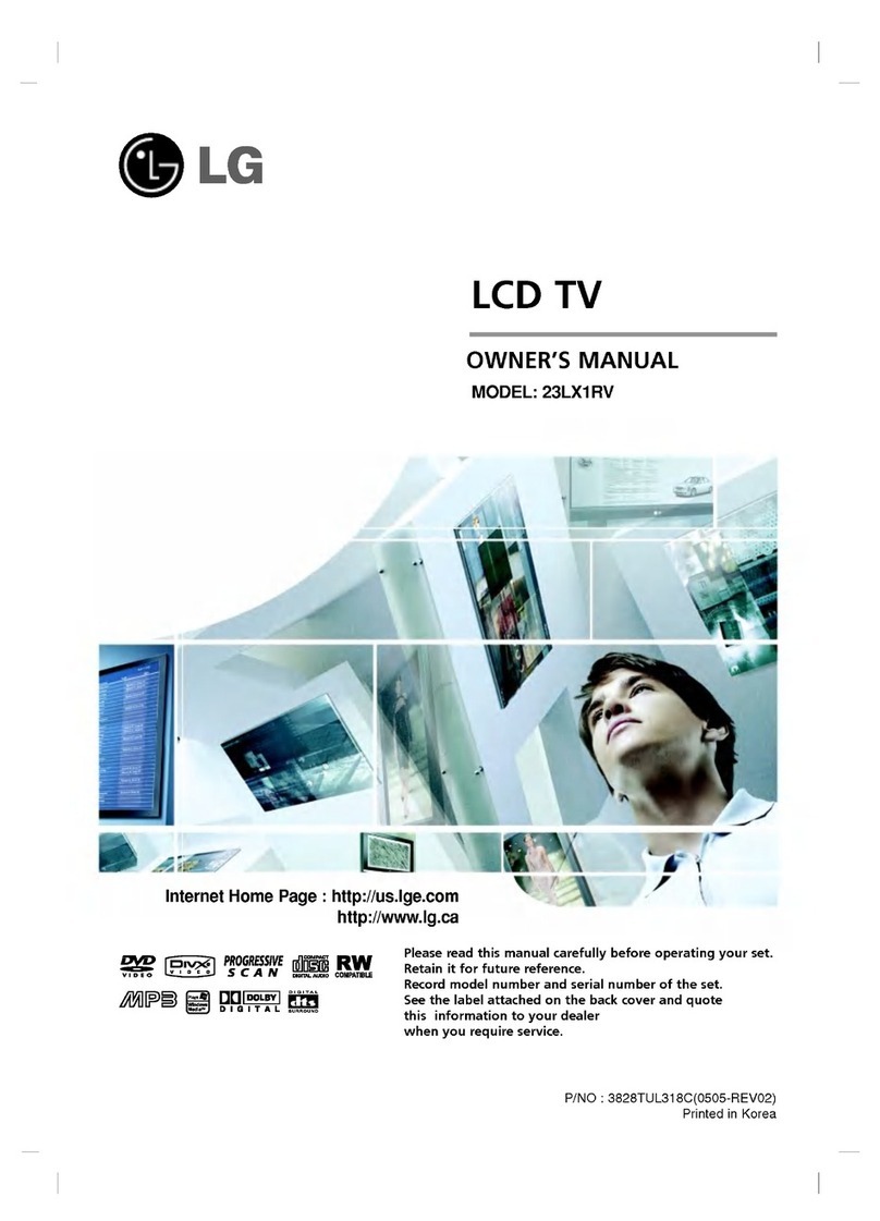 LG 23LX1RV User manual