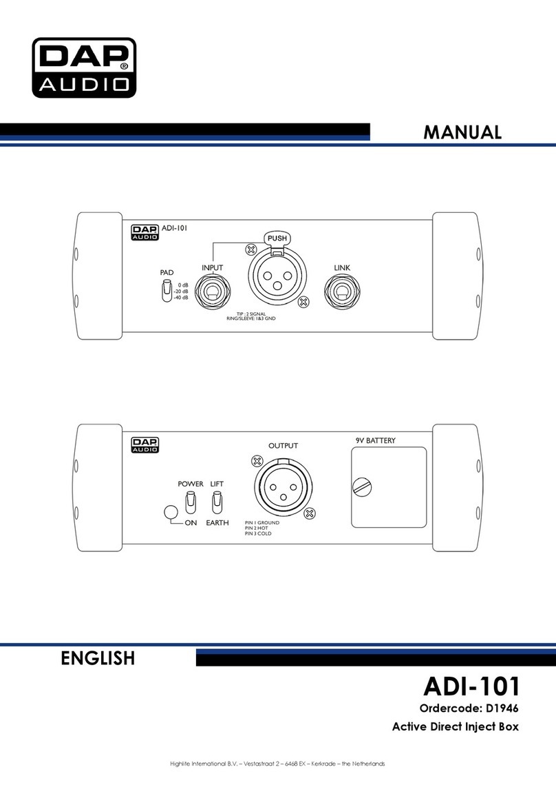DAPAudio ADI-101 user guide