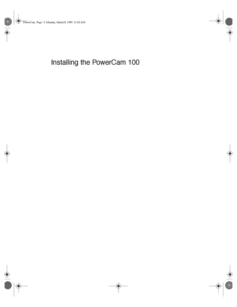 PictureTel PowerCam 100 Installing manual