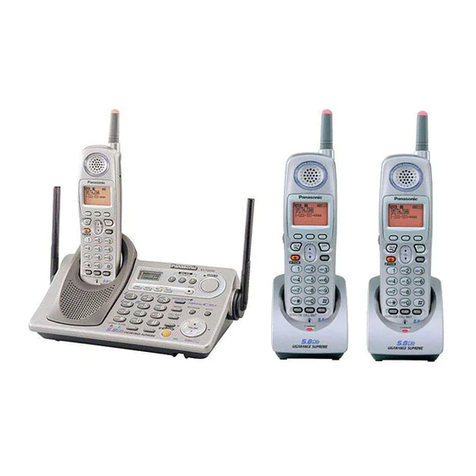 Panasonic KXTG5243 - KXTG5240M TOT 3 H/S User manual