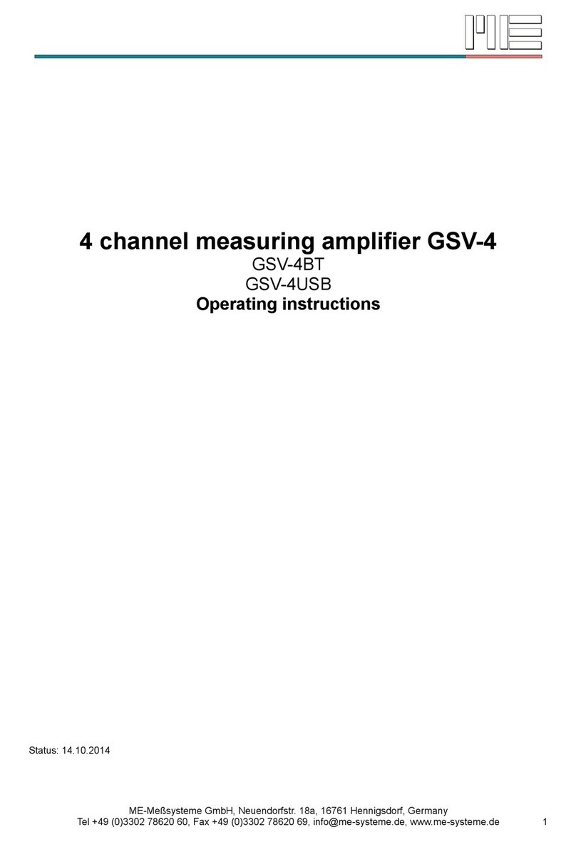 Me GSV-4 operating instructions