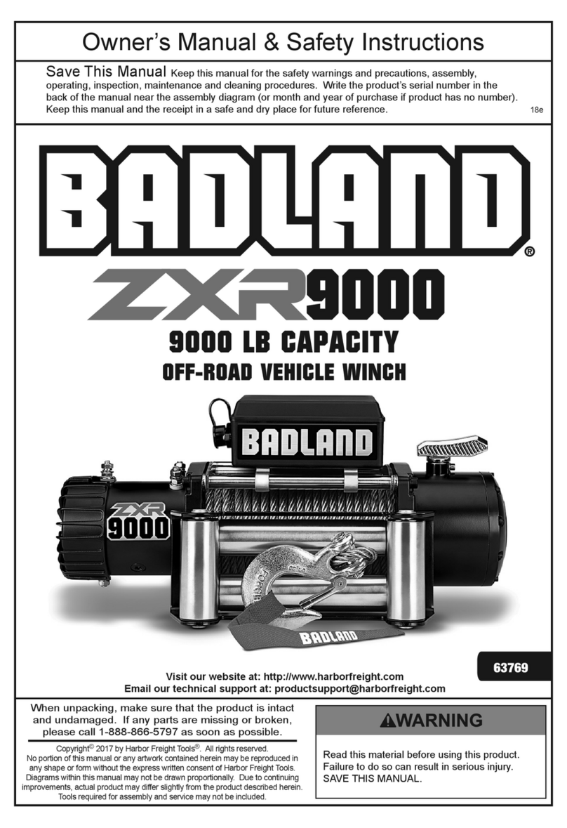 Badland ZXR9000 owner's manual Badland ZXR9000 owner's manual
