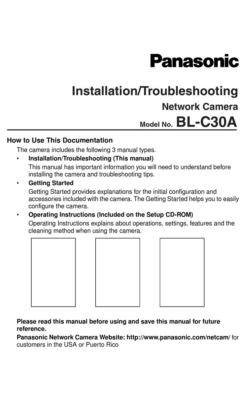 Panasonic BL-C30A - Wireless 802.11 b/g Network Camera Guide Panasonic BL-C30A - Wireless 802.11 b/g Network Camera Guide