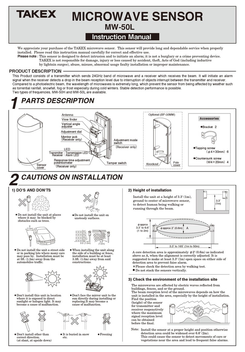 Takex MW-50L User manual