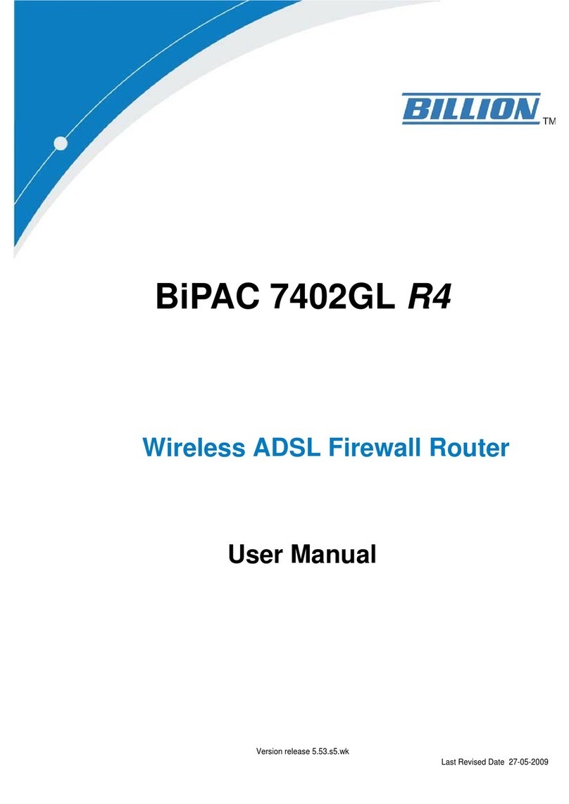 Billion BiPAC 7402GL R4 User manual