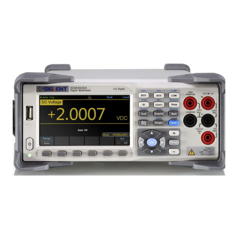 SIGLENT TECHNOLOGIES CO.,LTD SDM3045X Remote Manual