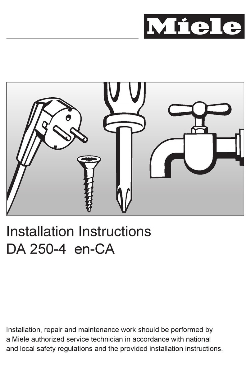 Miele DA250-4 User manual