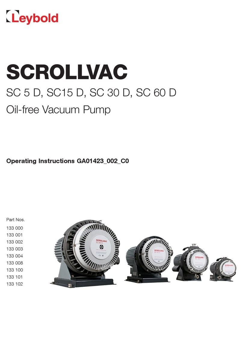 Scrollvac SCROLLVAC SC 5 D operating instructions