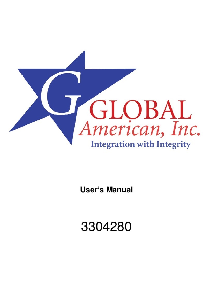 Global American Inc. 3304280 user manual