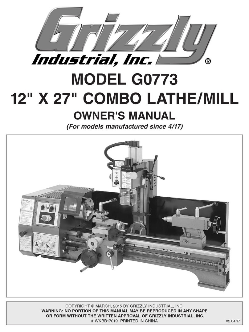 Grizzly G0773 User manual