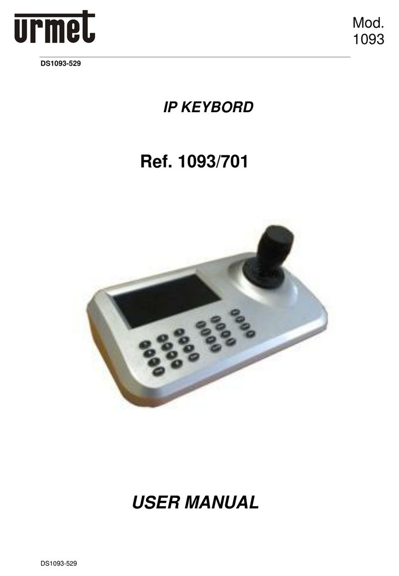 urmet domus 1093/701 user manual