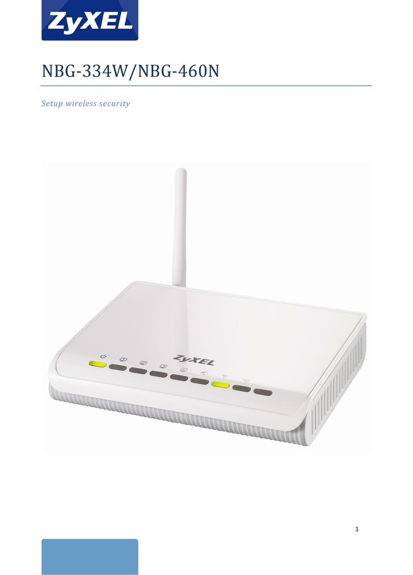 ZyXEL Communications NBG334W User manual