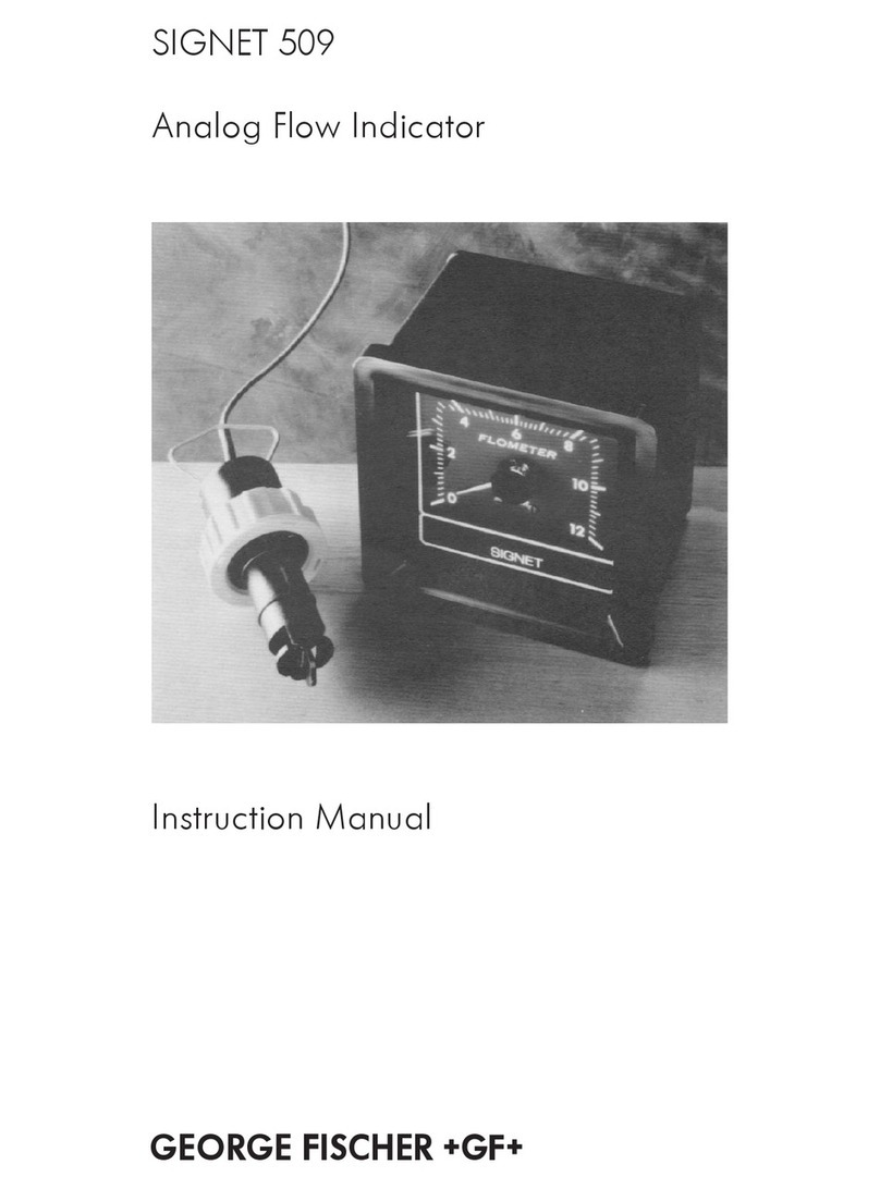 GEORGE FISCHER SIGNET 509 instruction manual GEORGE FISCHER SIGNET 509 instruction manual