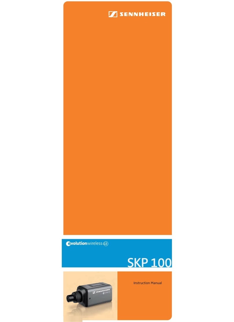 Sennheiser SKP 100 G3 instruction manual