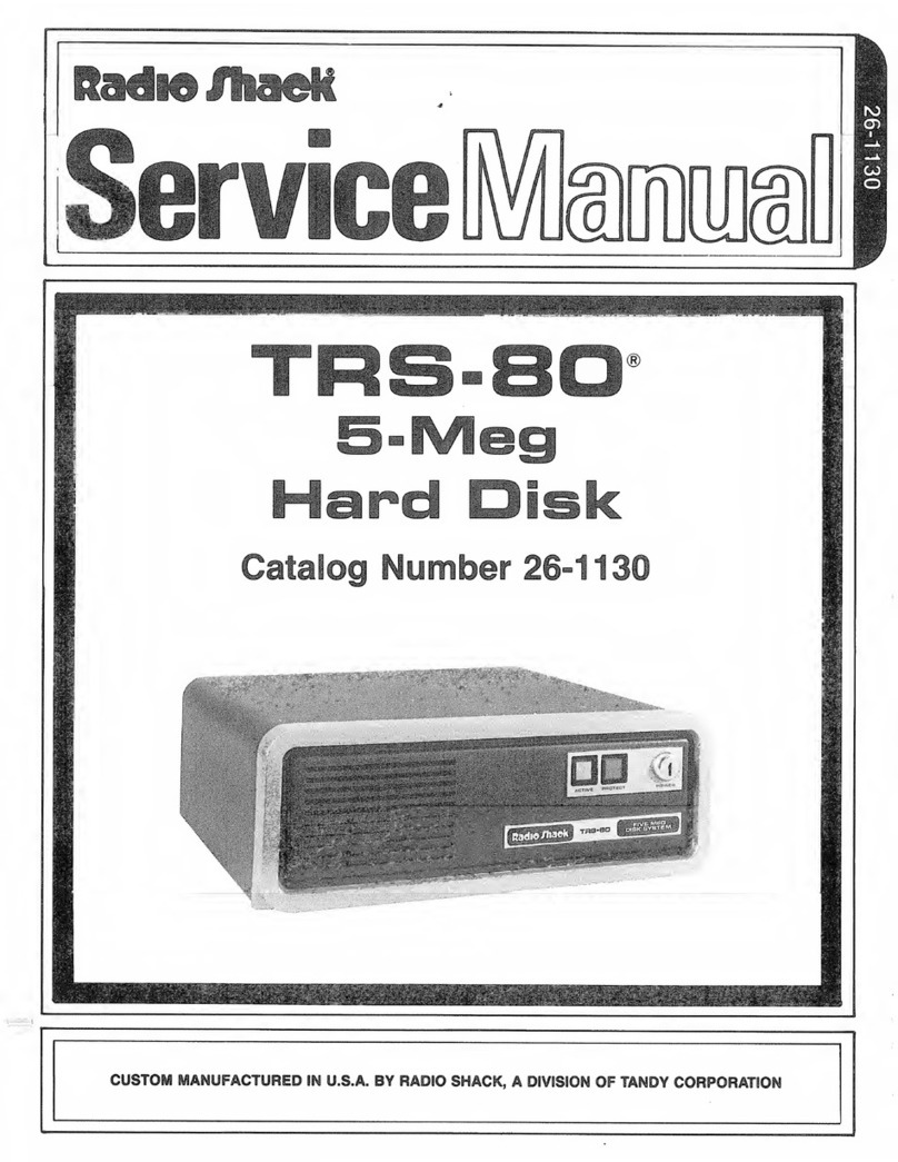 Radio Shack TRS-80 User manual