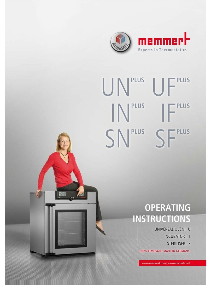 Memmert UN PLUS operating instructions