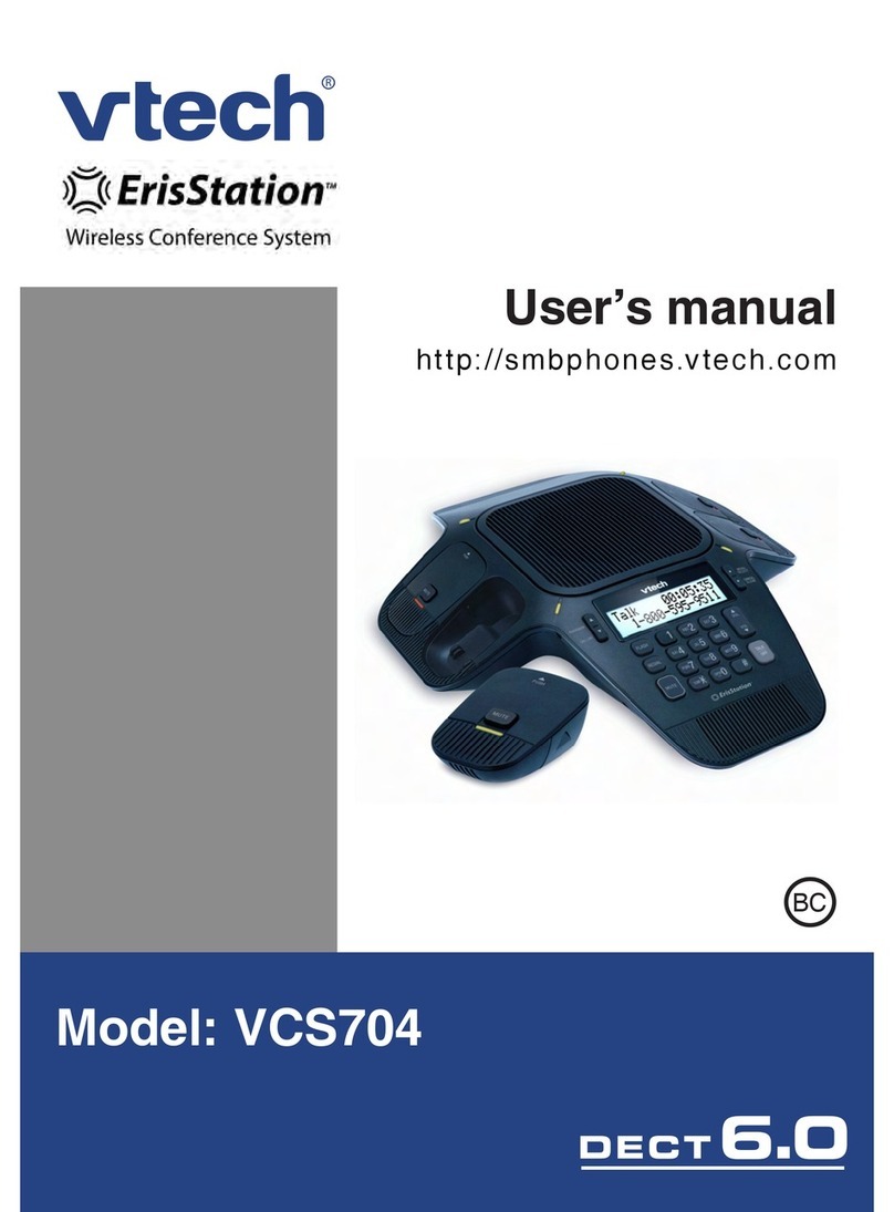 V-tech ErisStation VCS704 user manual