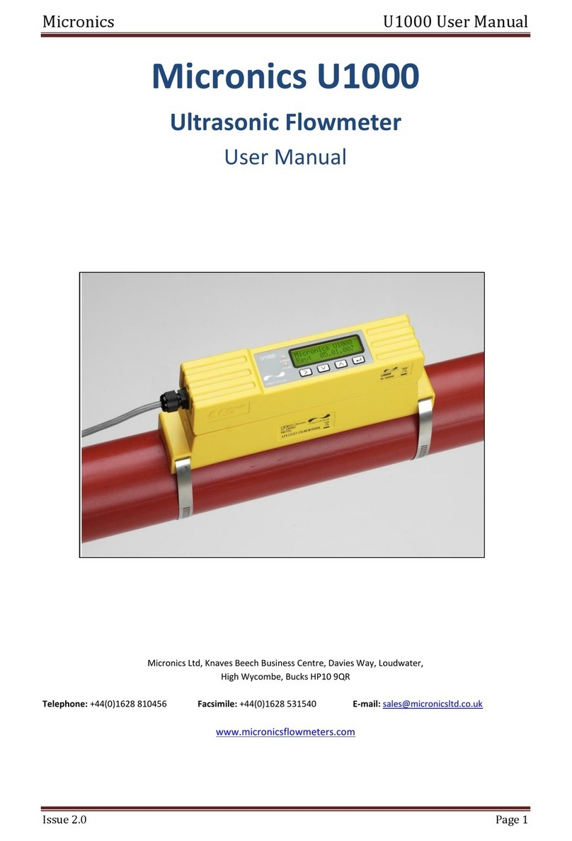 Micronics U1000 User manual