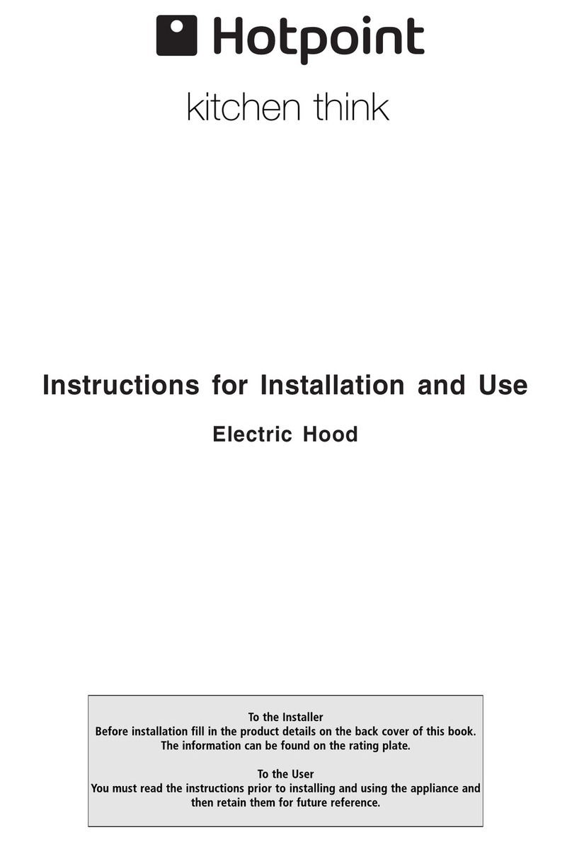 Hotpoint 4773326 User manual