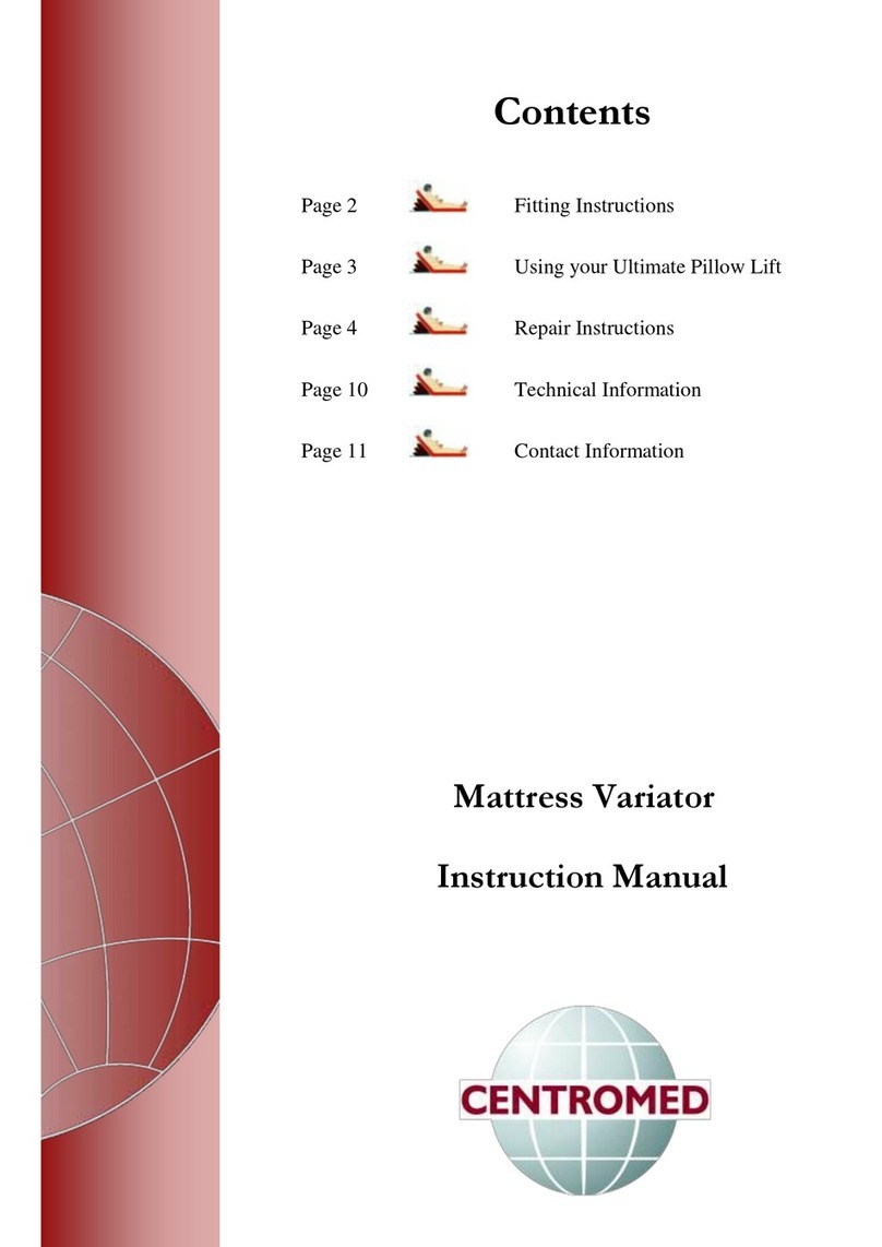 Centromed Mattress Variator instruction manual Centromed Mattress Variator instruction manual