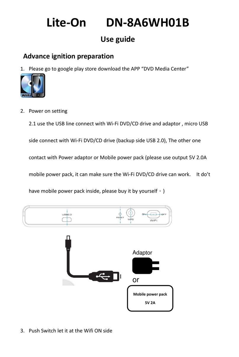LiteOn DN-8A6WH01B Operating manual