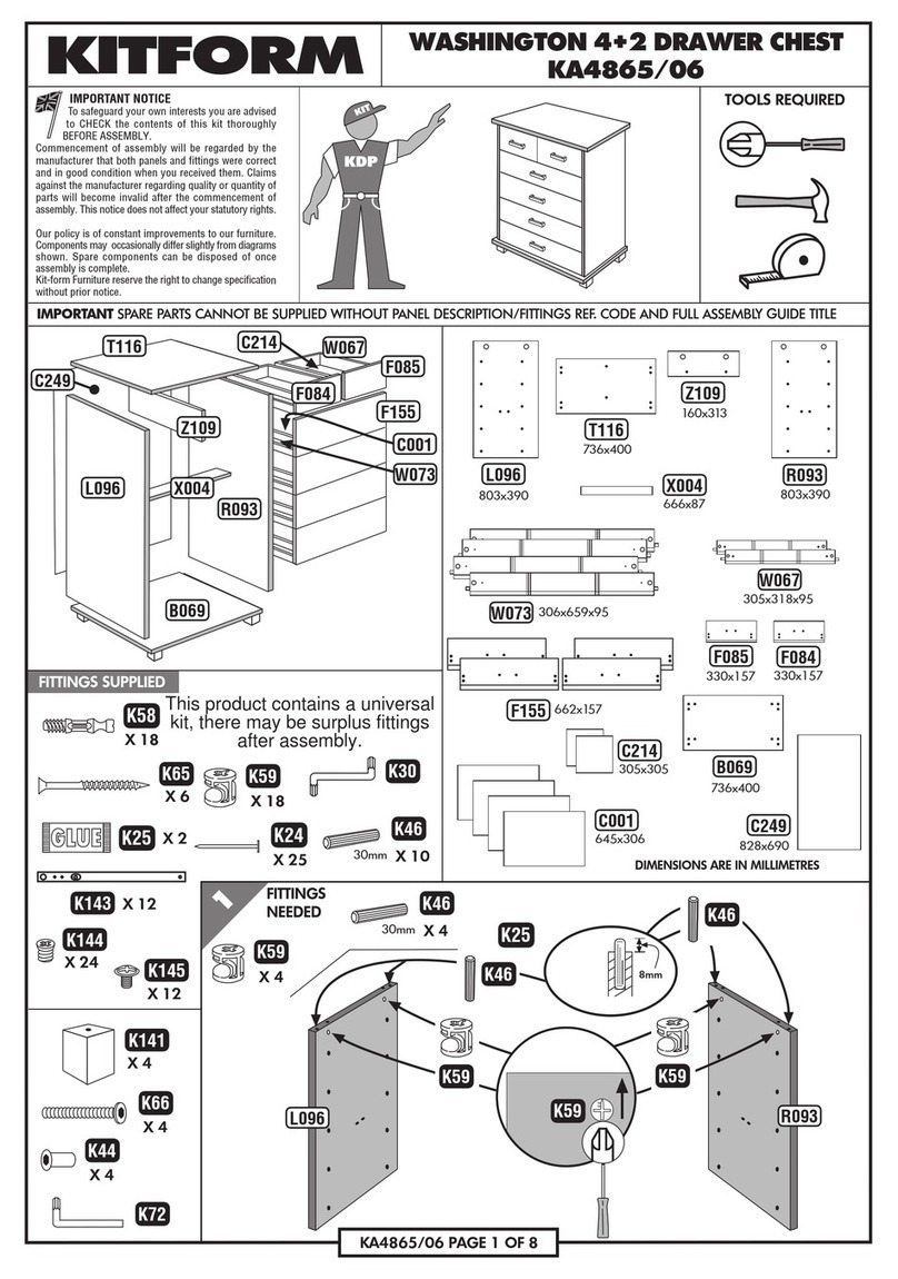 Kit-Form KA4865/06 Assembly manual