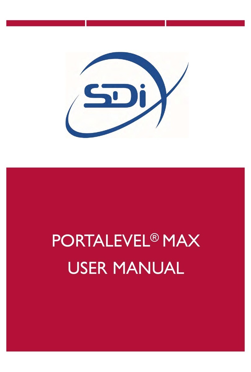SDI PORTALEVEL MAX user manual
