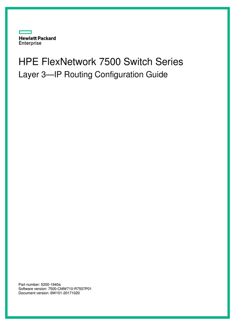 HP HPE FlexNetwork 7500 series Configuration guide