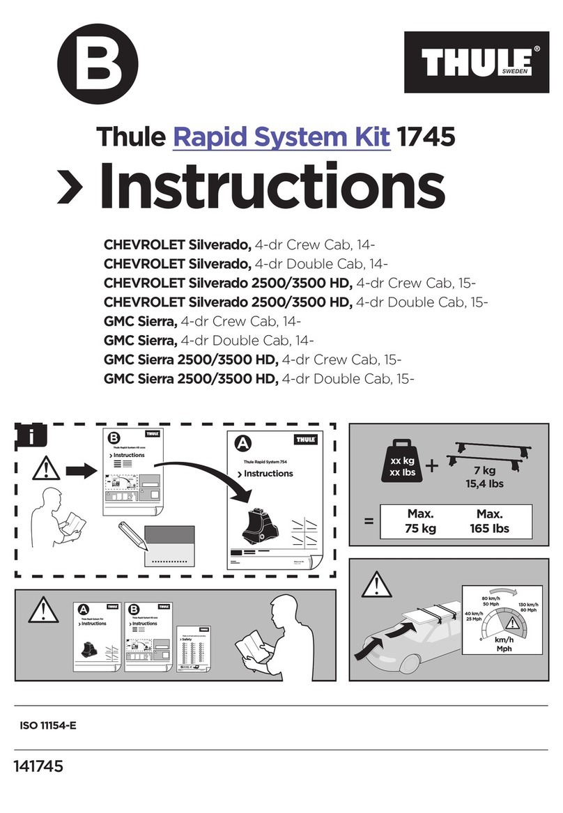 Thule 1745 User manual