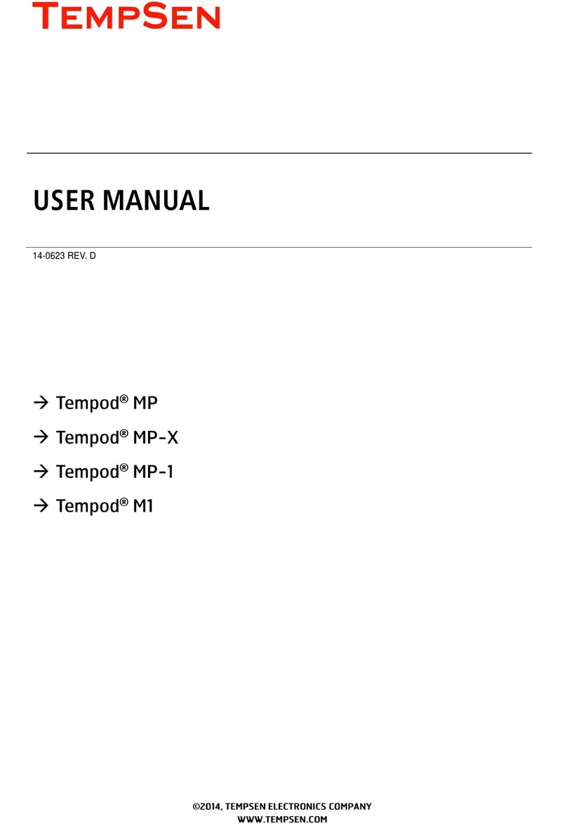 TempSen Tempod MP user manual